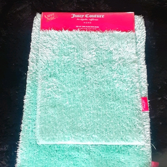 Juicy Couture Other - Juicy Couture Plush Bath Rugs (set of 2)